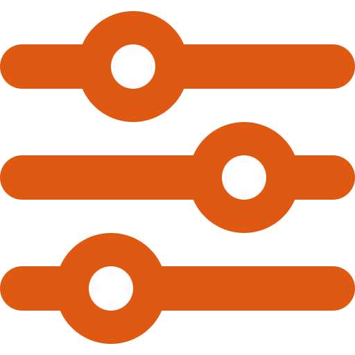 Illustration of four orange-colored frogs with black eyes on a black background.