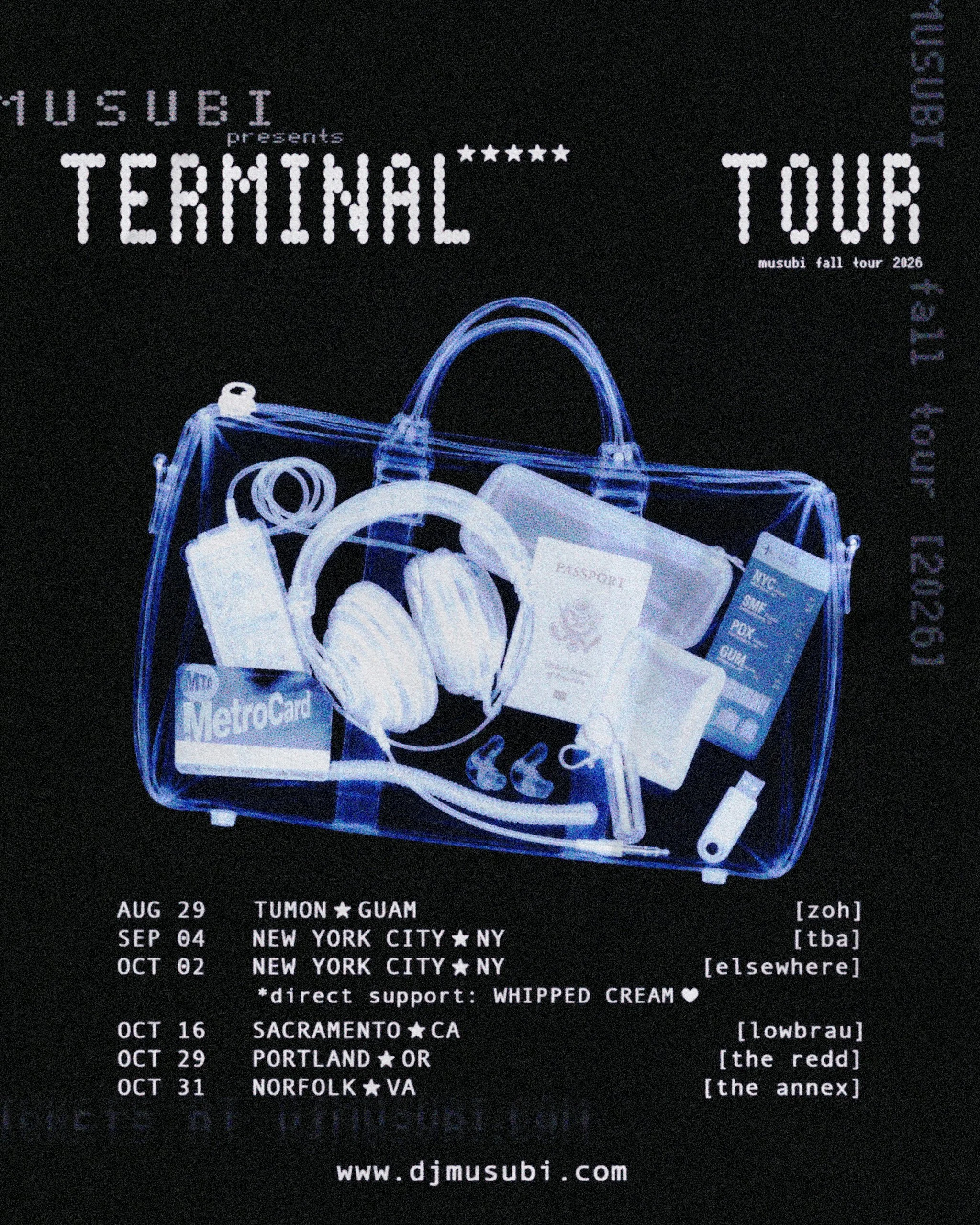 Tour Flyer for MUSUBI V.2