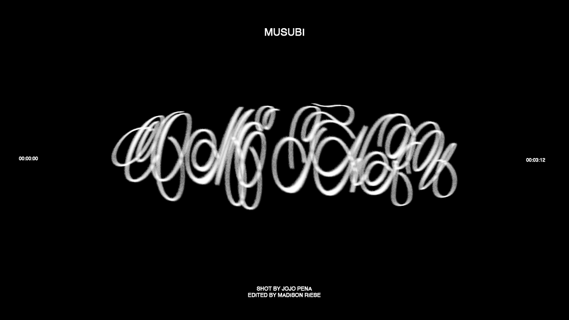 Music Video Title Card for MUSUBI