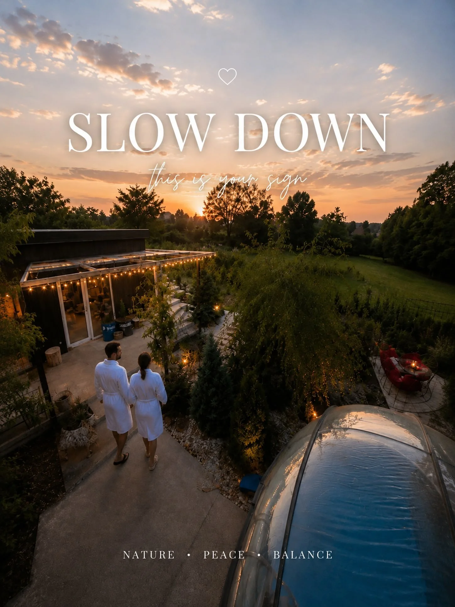 Slow down. This is your sign. 🌿✨

M&iacute;sto, kde večery plynou pomaleji, ruch zůst&aacute;v&aacute; za dveřmi a vy m&aacute;te konečně čas jen pro sebe.

The Nest v Drahobudic&iacute;ch &mdash; souč&aacute;st Garden Residence.
Soukrom&iacute;, př