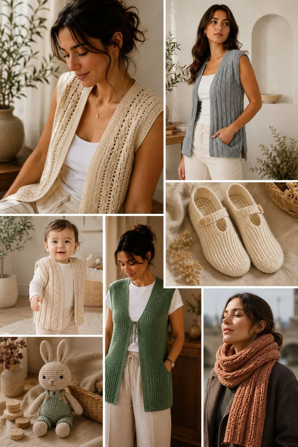 El örgüsü yelek ,patik,aksesuar ve bebek ürünleri Duduş Handmade koleksiyonu