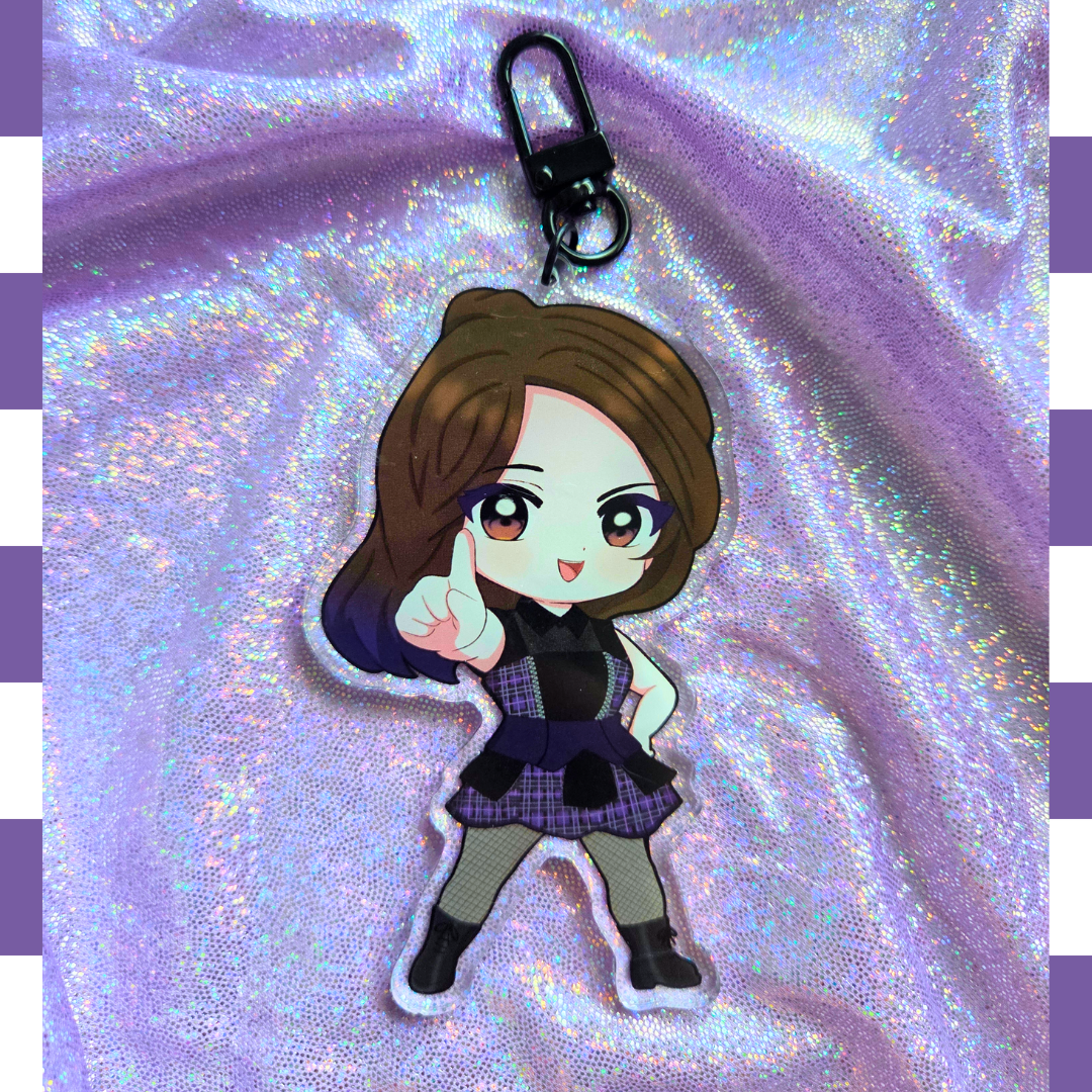 Metal Idol Chibi Keychain