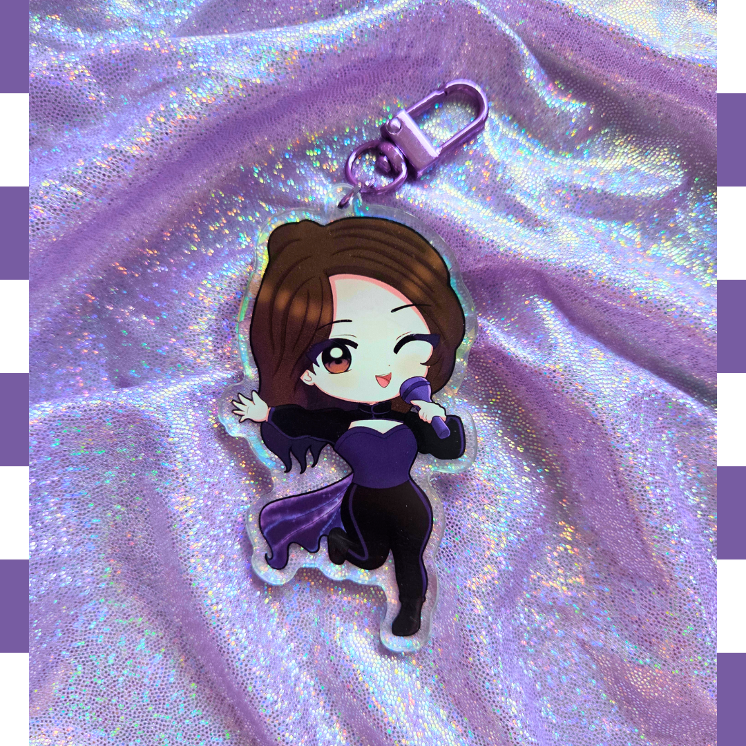 Racer Idol Chibi Keychain