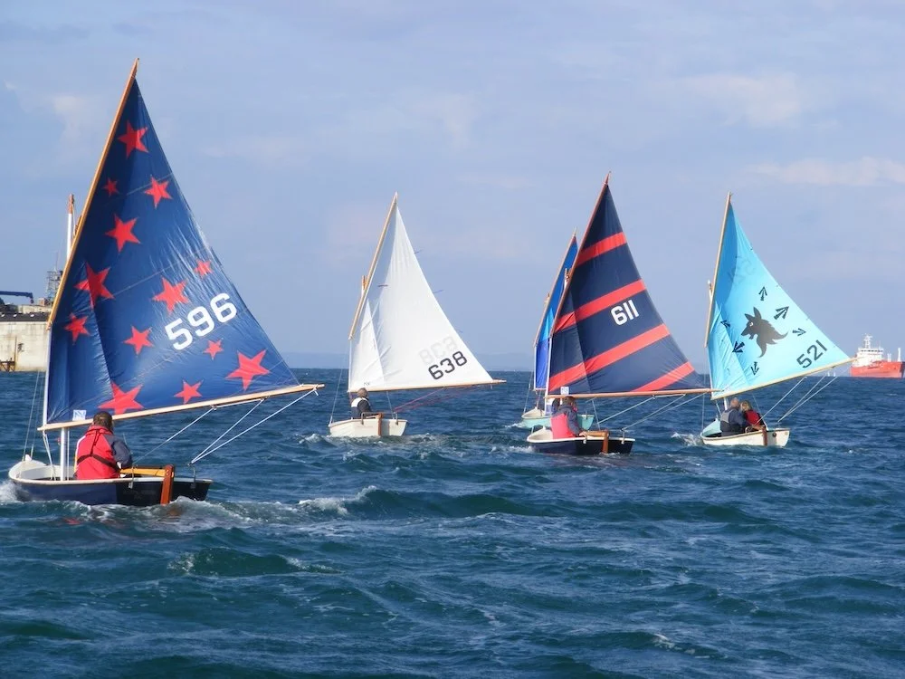 Bembridge Scows racing near St Helens Fort