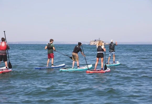 Paddleboarding at BHYC