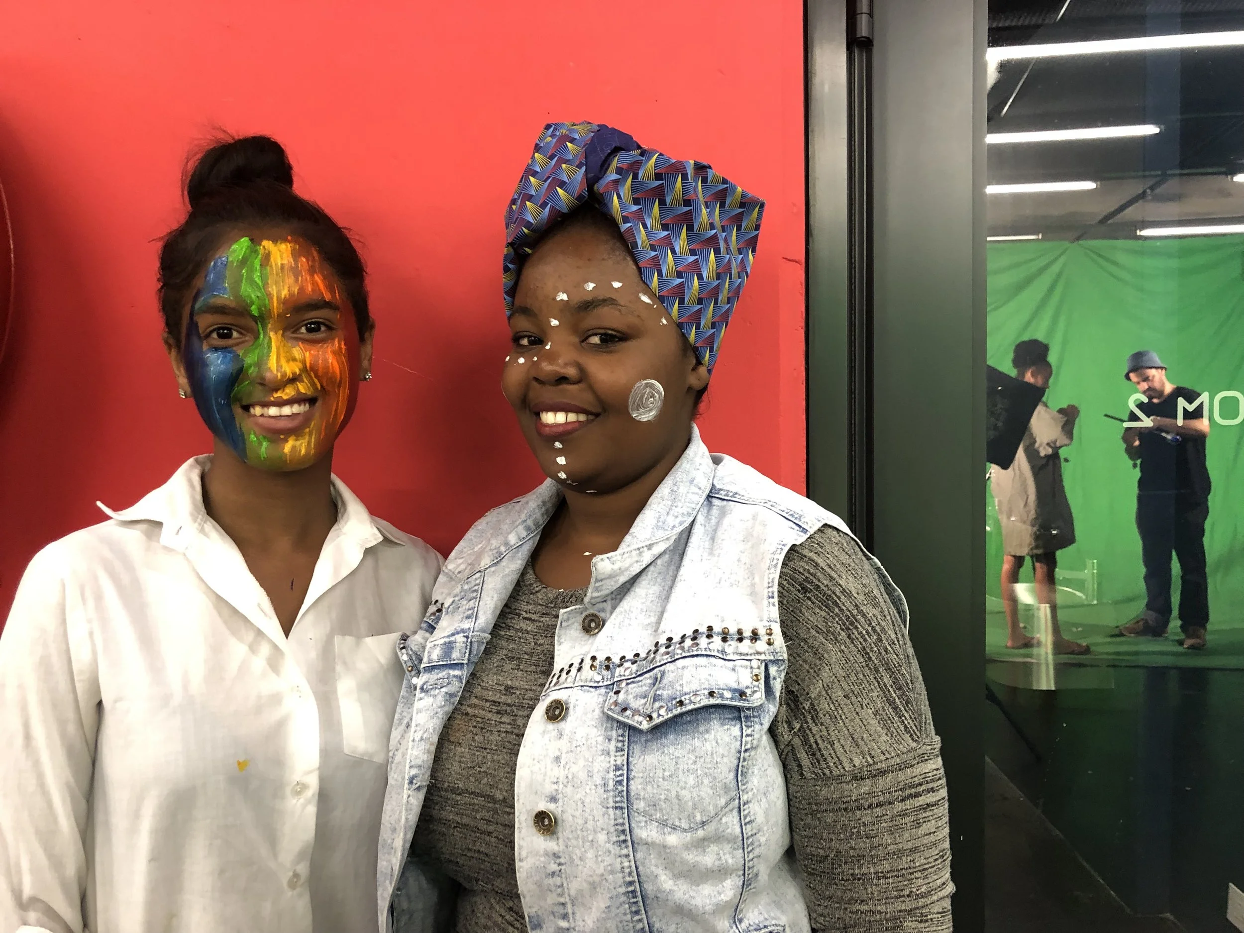 Zeitz MOCAA green screen workshop with Francois Knoetze as part of The Main Complaint exhibition. African art. Curated by Michaela Limberis.