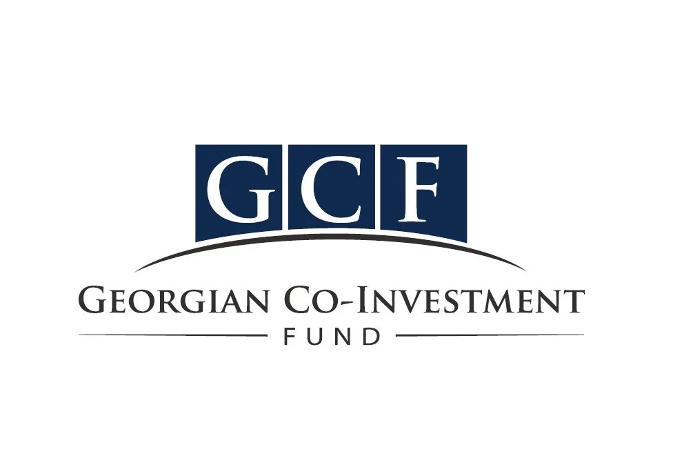 Georgian Co-Investment Fund logo. Thea Jokhadze was CFO and Deputy CEO of GCF, Georgia's largest private equity fund at $1.5 billion AUM.