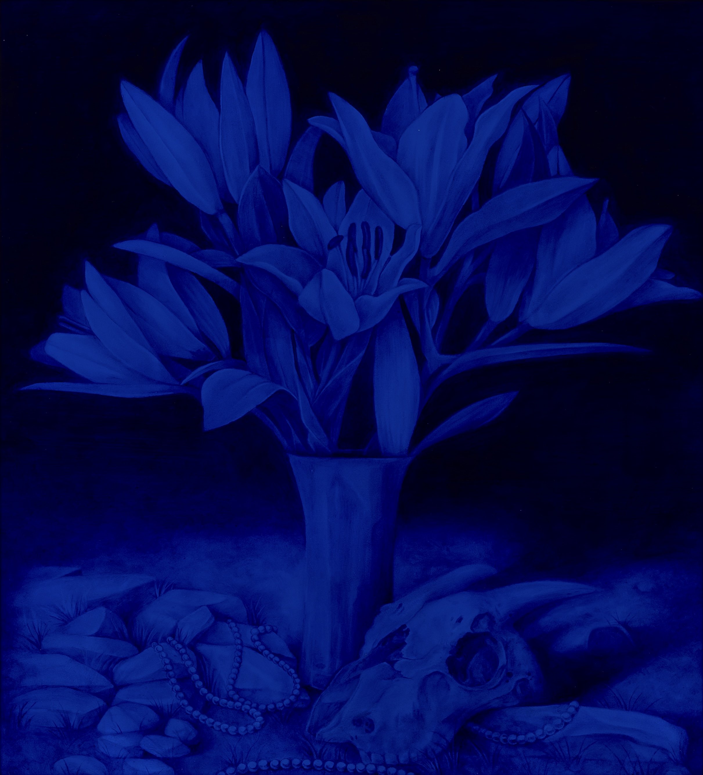 I Still talk About You, 2024, Oil on wooden panel, 50 x 40cm 