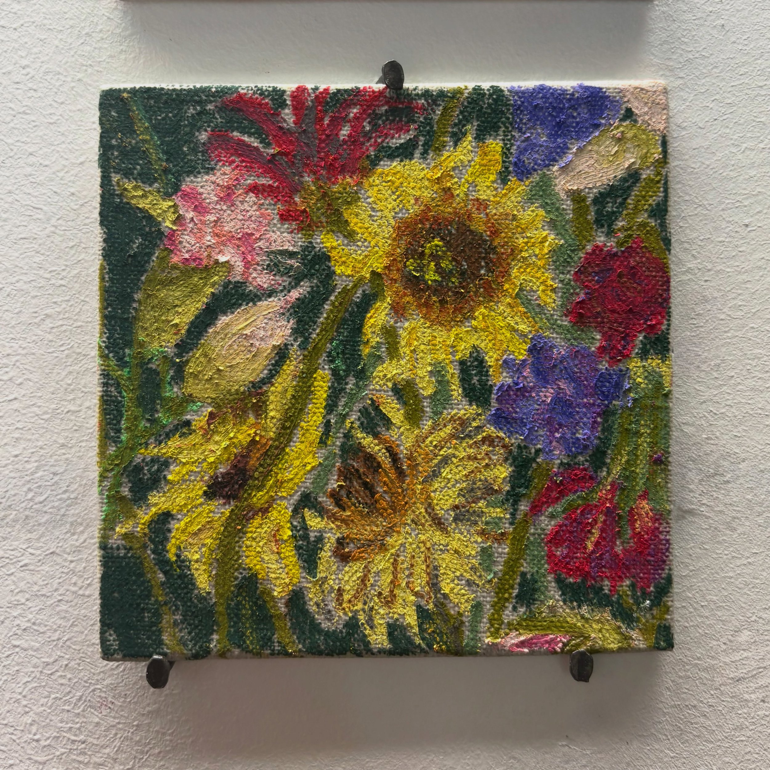 Oil pastel on linen canvas board, 10 x 10 cm

#artist #oilpastel #floraandfauna