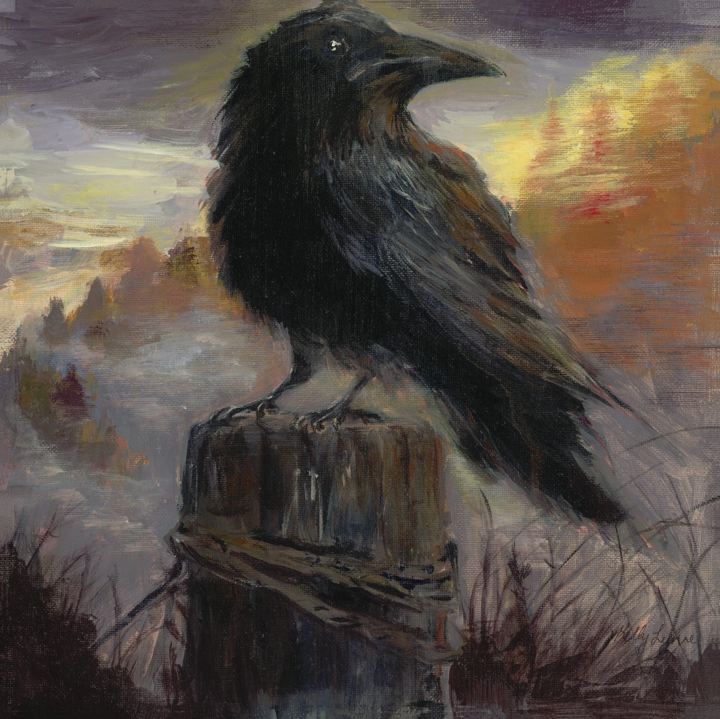 Raven — Held in Silence — Original Artwork