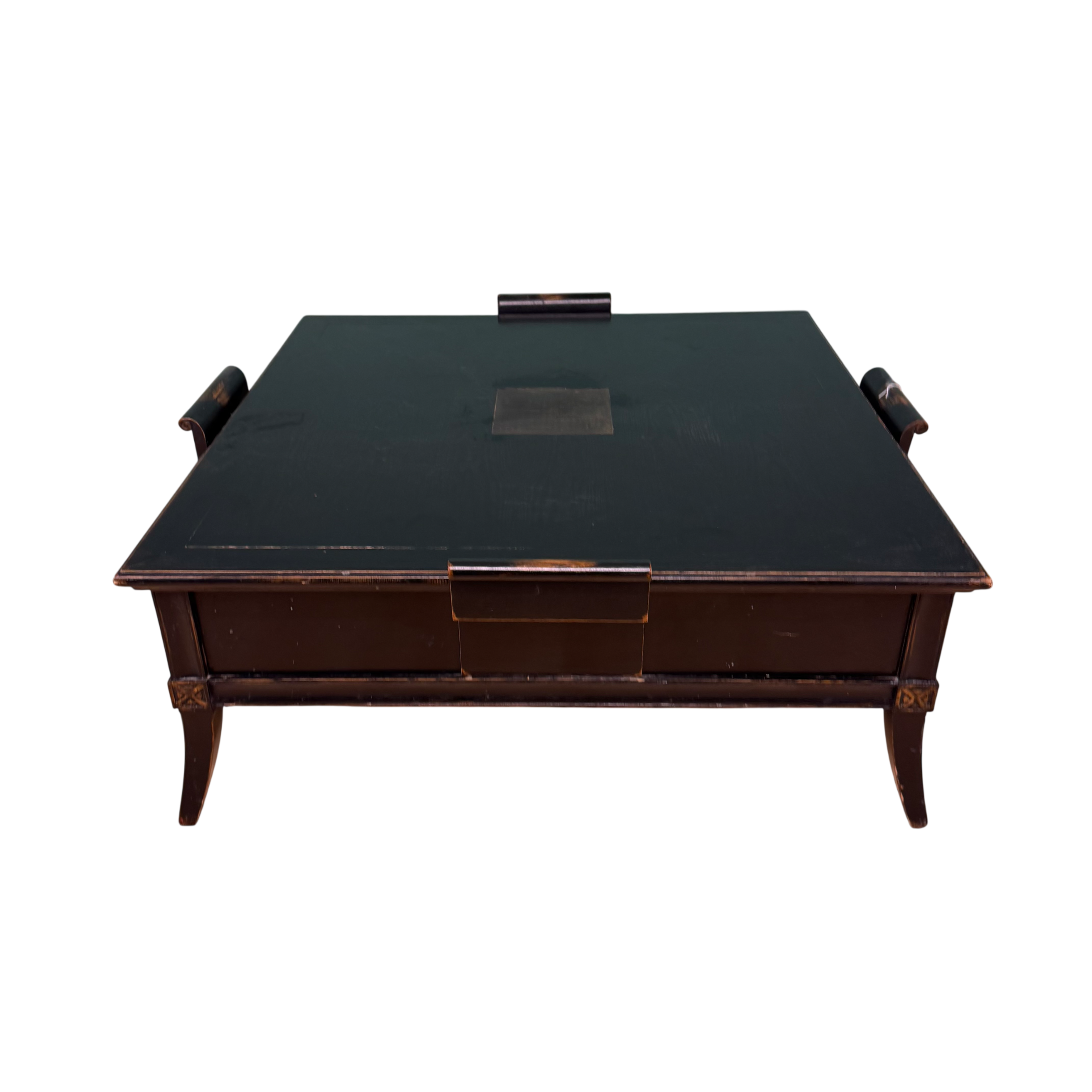 Vintage Oriental Wooden Tea Table
