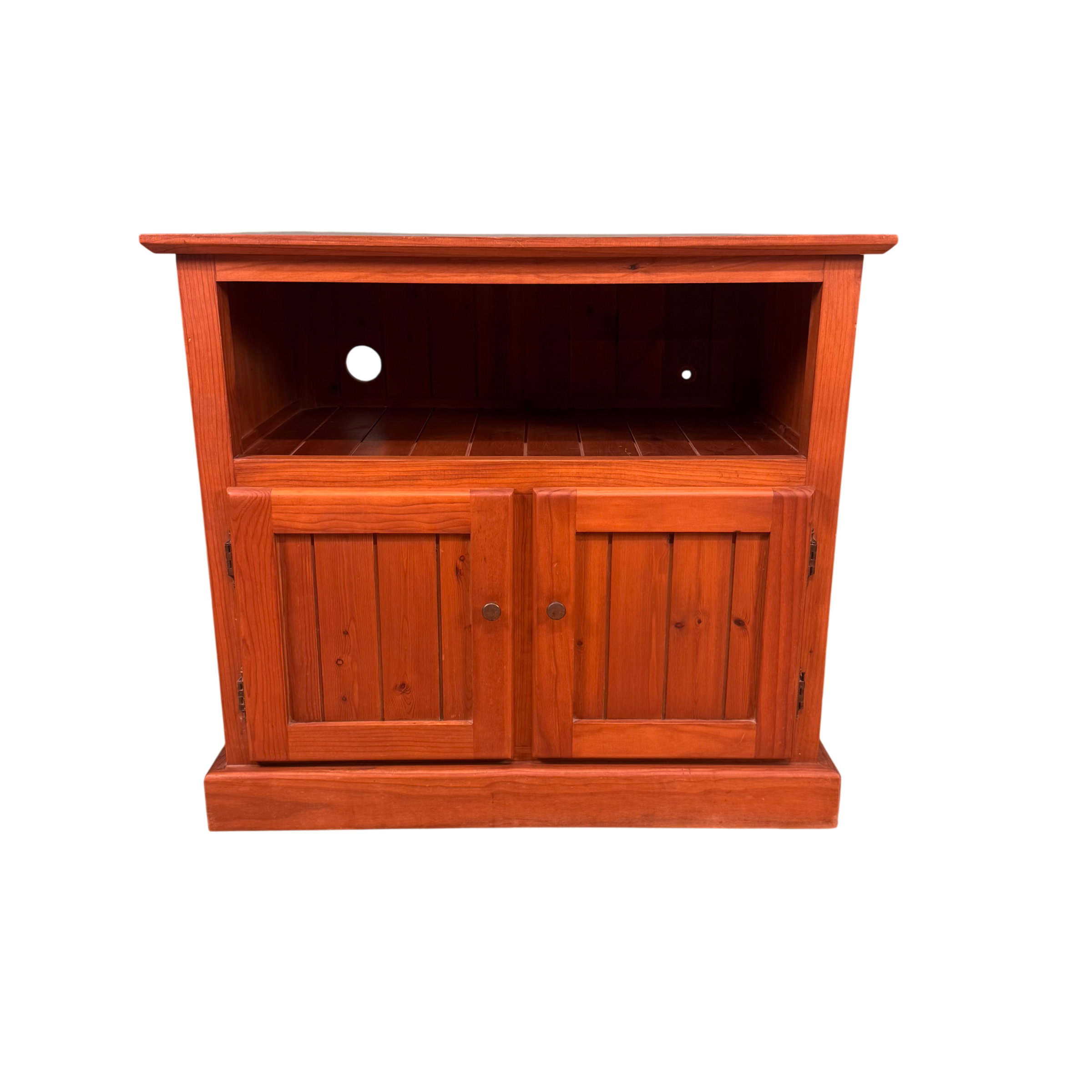 Country Style Pine Wood TV Cabinet