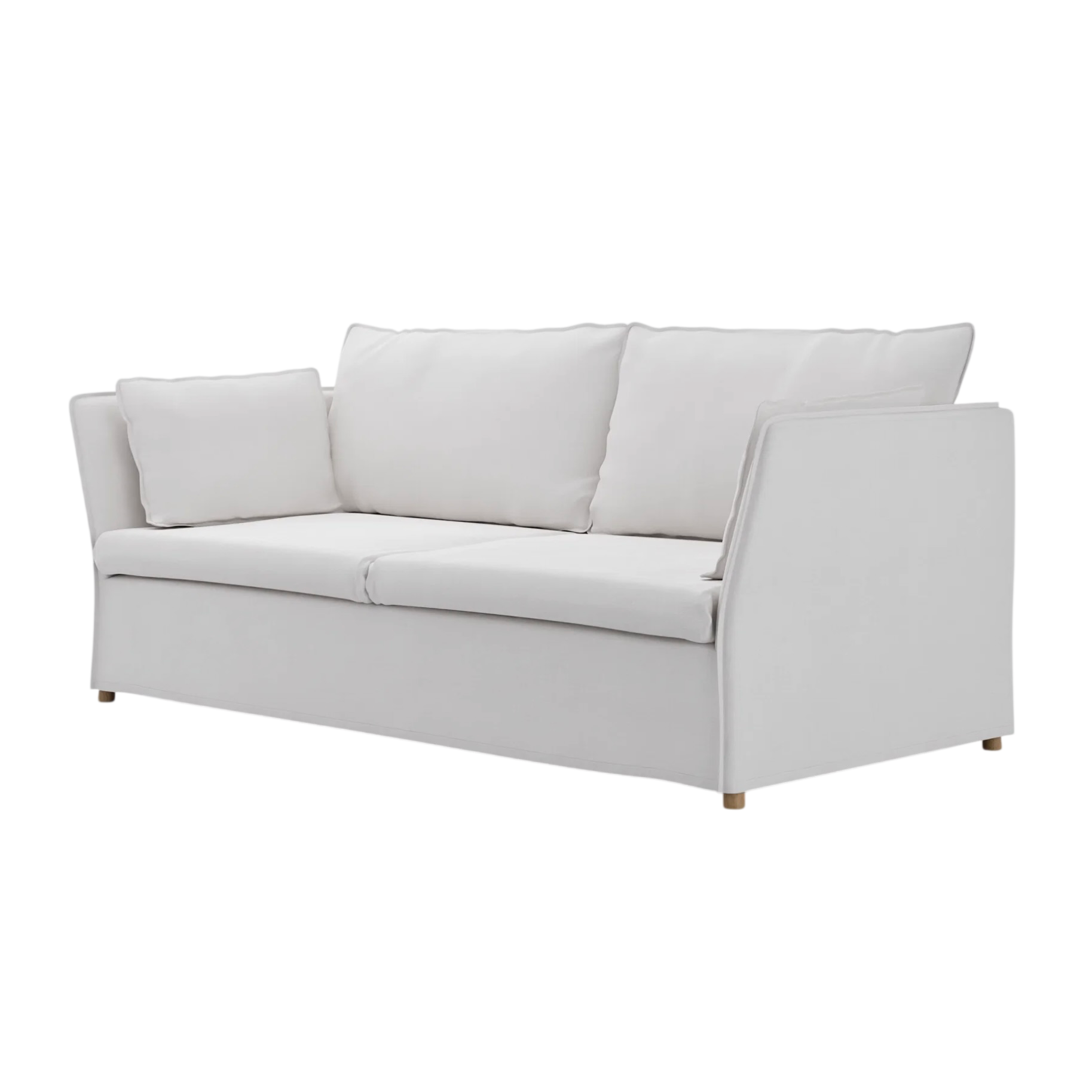 White Backsälen Sofa with Extra Brand New Cover