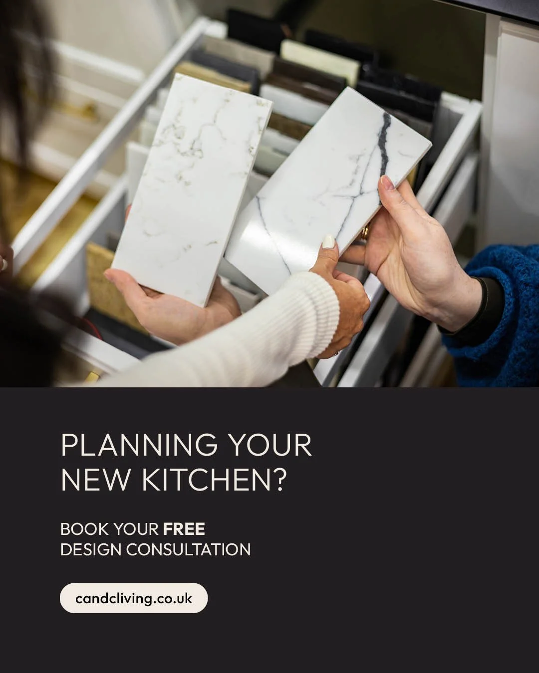 Call, email or visit us today to get started. Whether you're planning a full kitchen renovation or upgrading your bedroom storage, we're here to help.

Email: info@cancliving.co.uk
Phone: 0151 546 3131

 #BespokeKitchens #LiverpoolInteriors #KitchenP