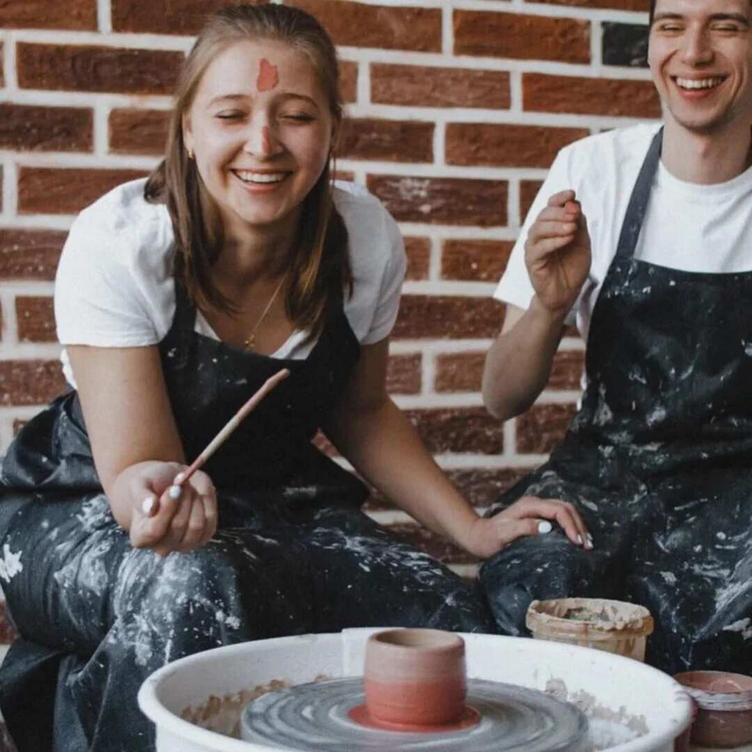 Date night pottery  for couples Austin