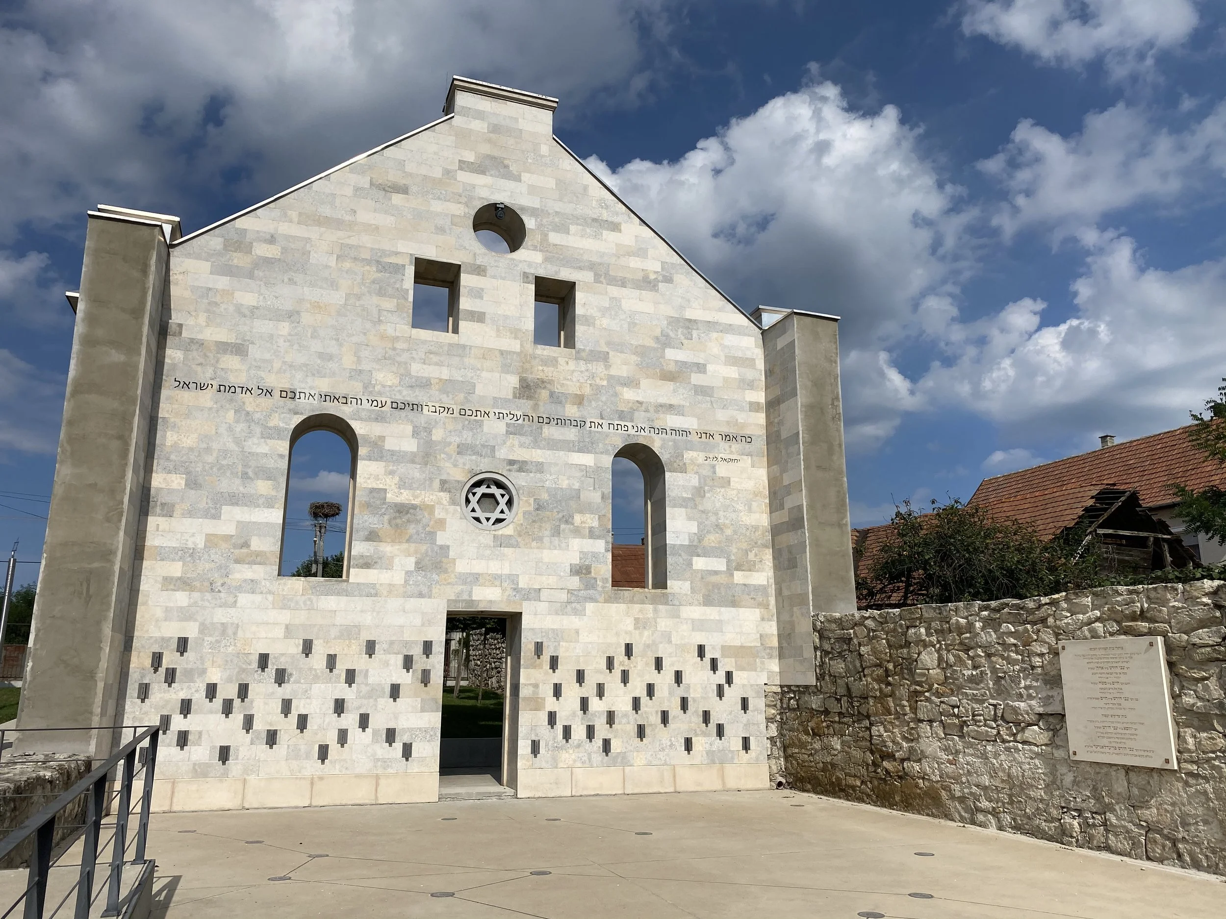 Synagogue memorial in Olaszliszka