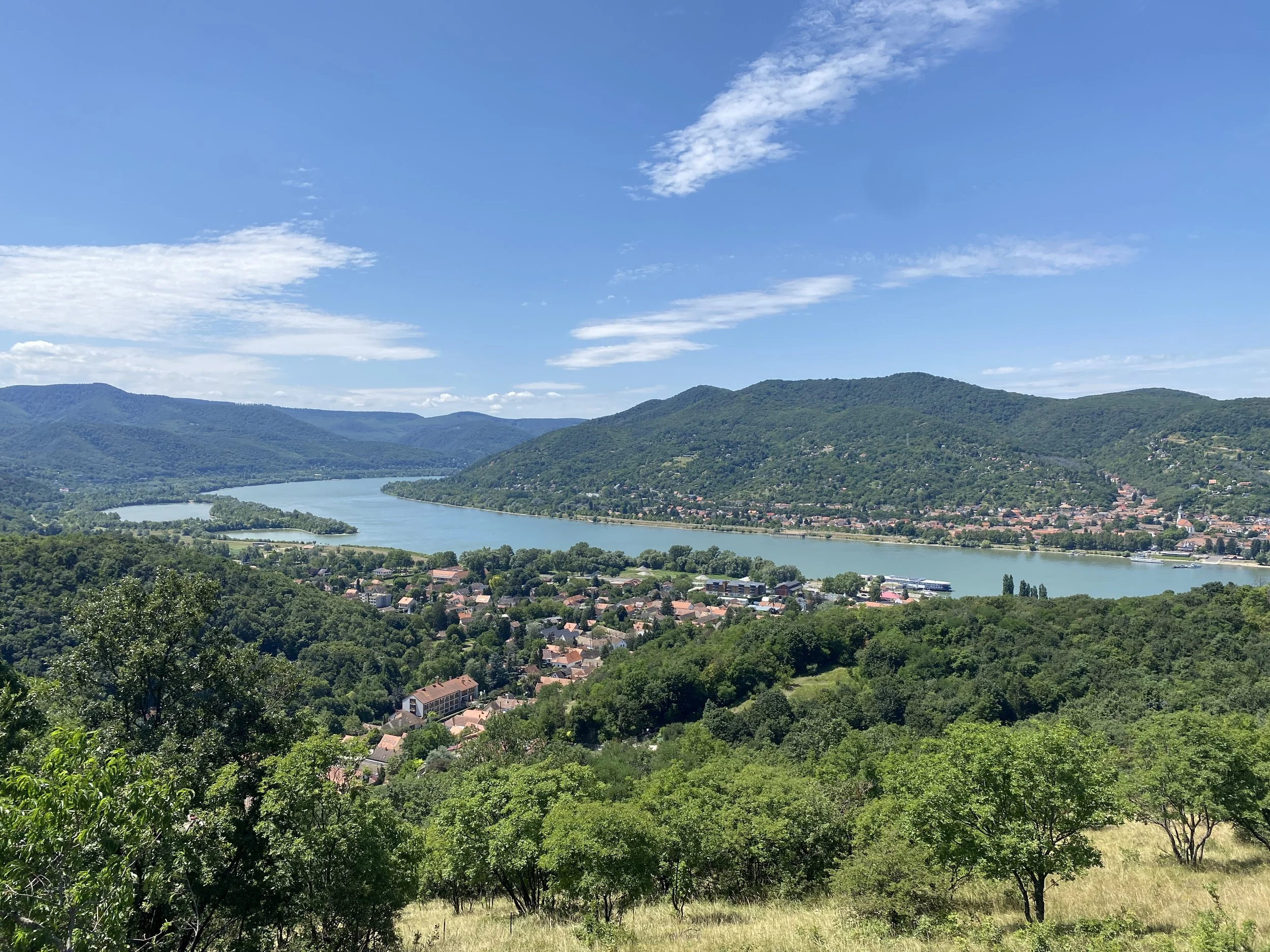 View of the Danube Bend from Visegrád