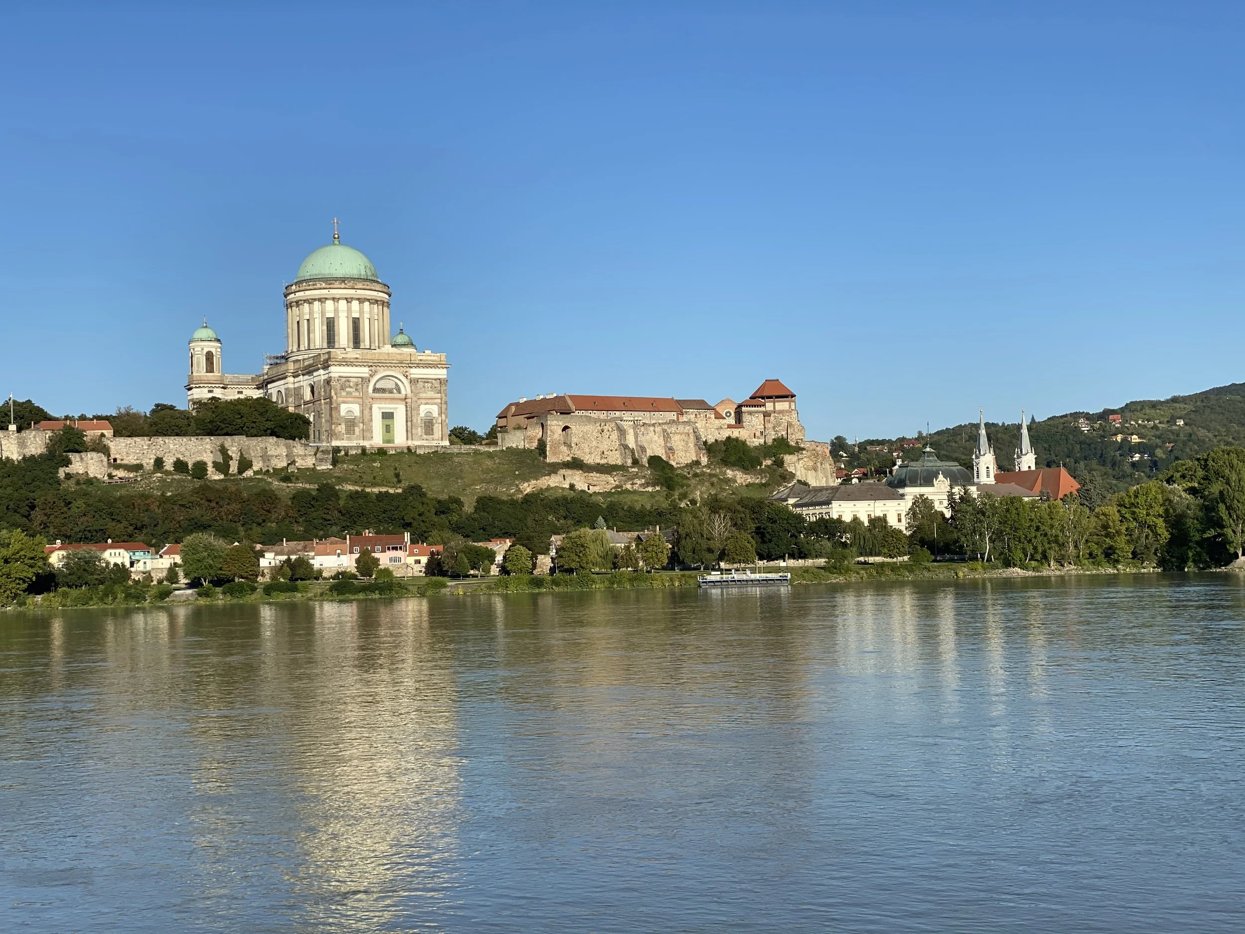 View of Esztergom Basilica from the Danube