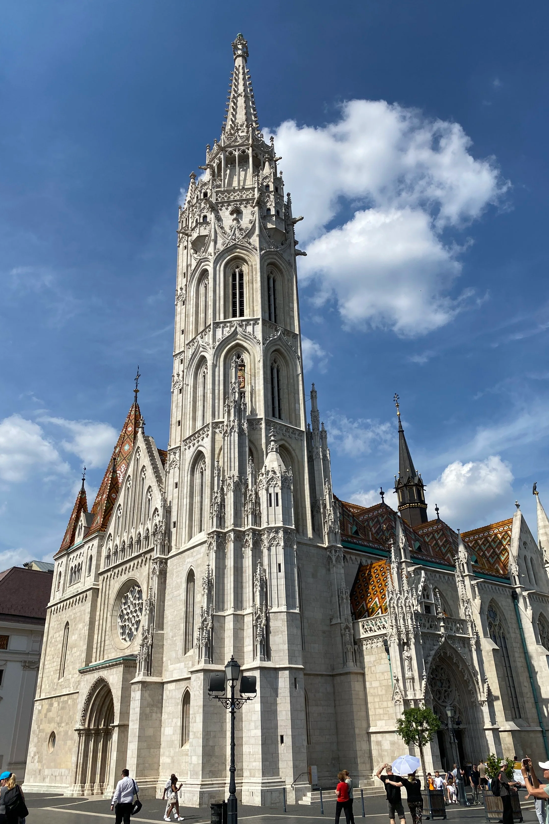 Matthias Church in the Castle District in Budapest, Hungary