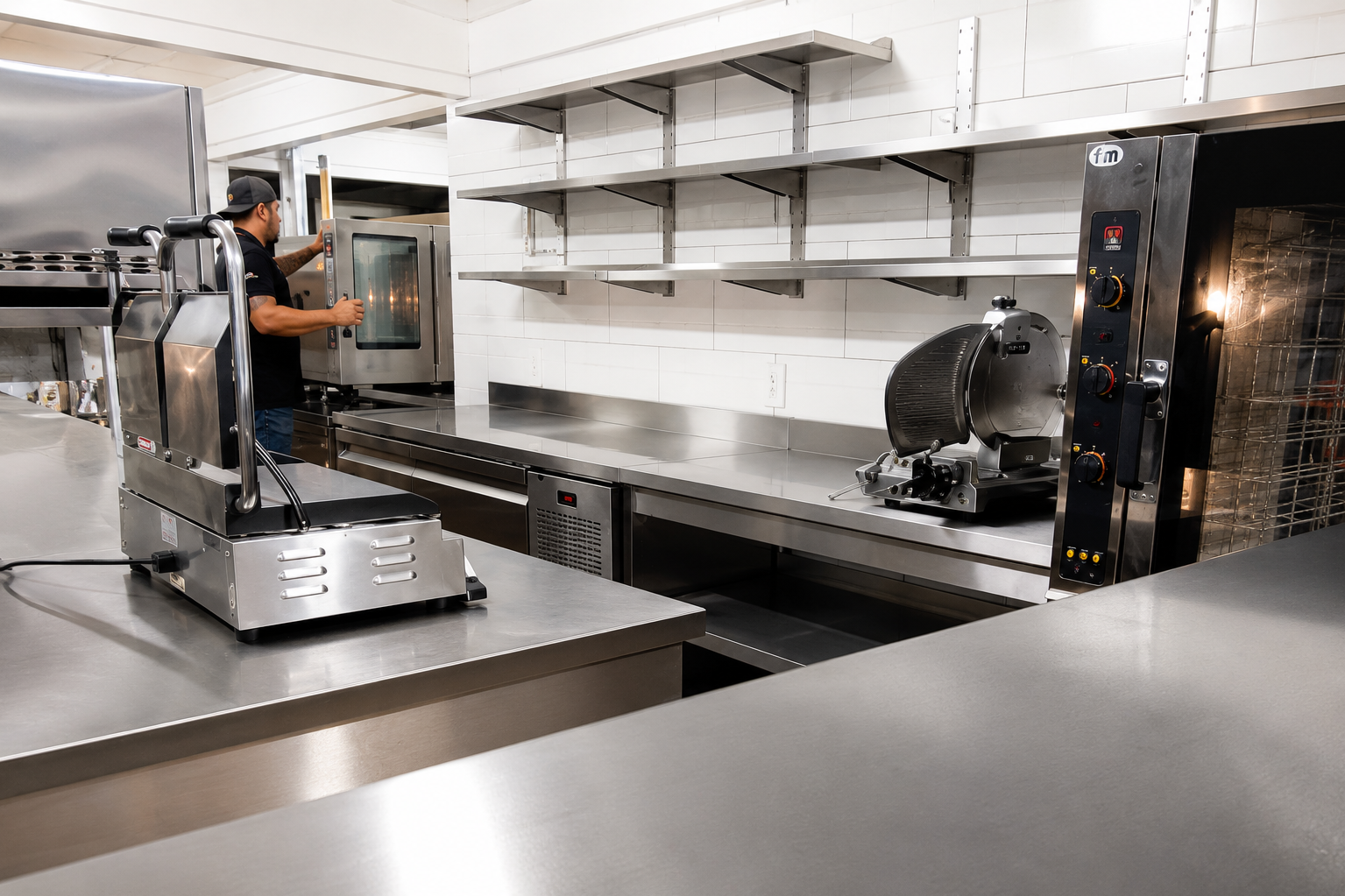 Cocina industrial con tecnicos certificados.