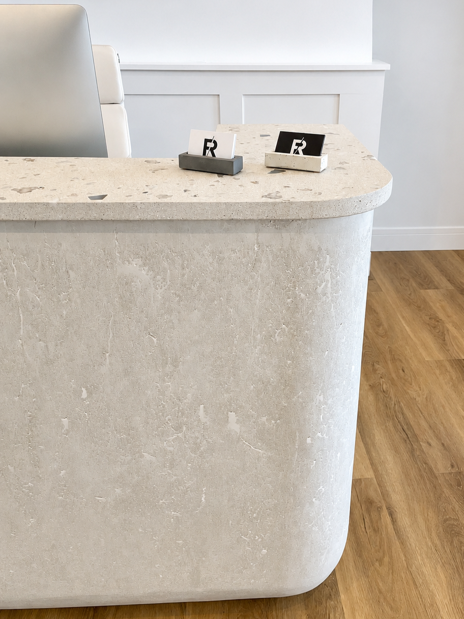Luxury polished concrete furniture and homeware handmade in Farnham UK
