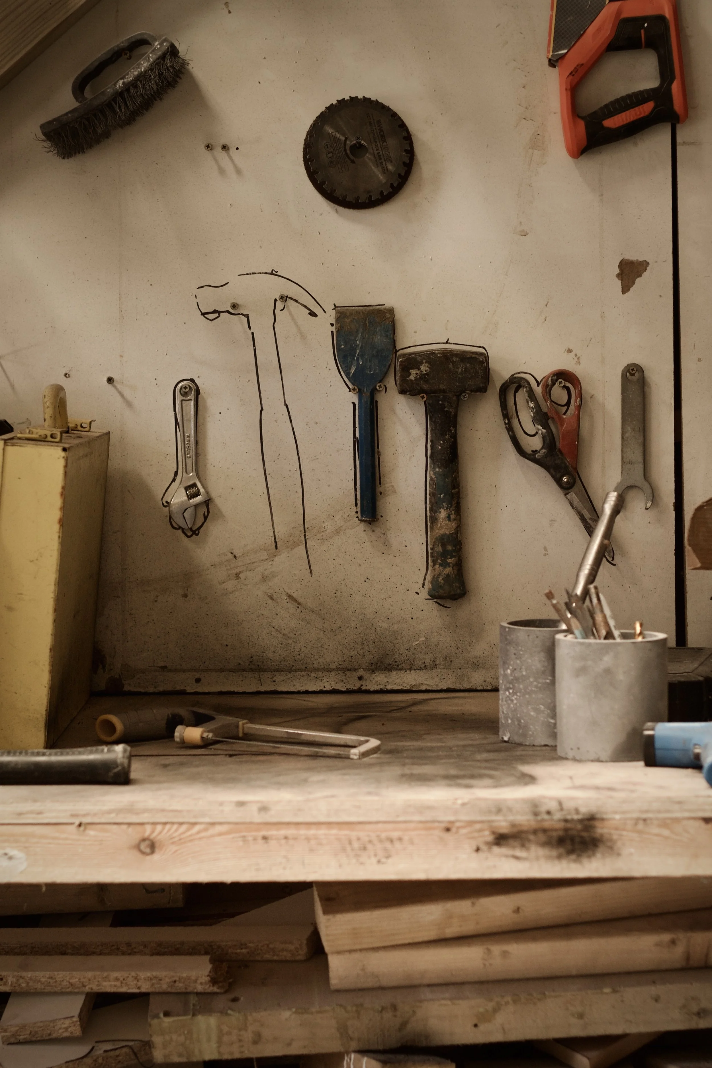 Wild & Scott handcrafted concrete furniture and homeware from Farnham, Surrey