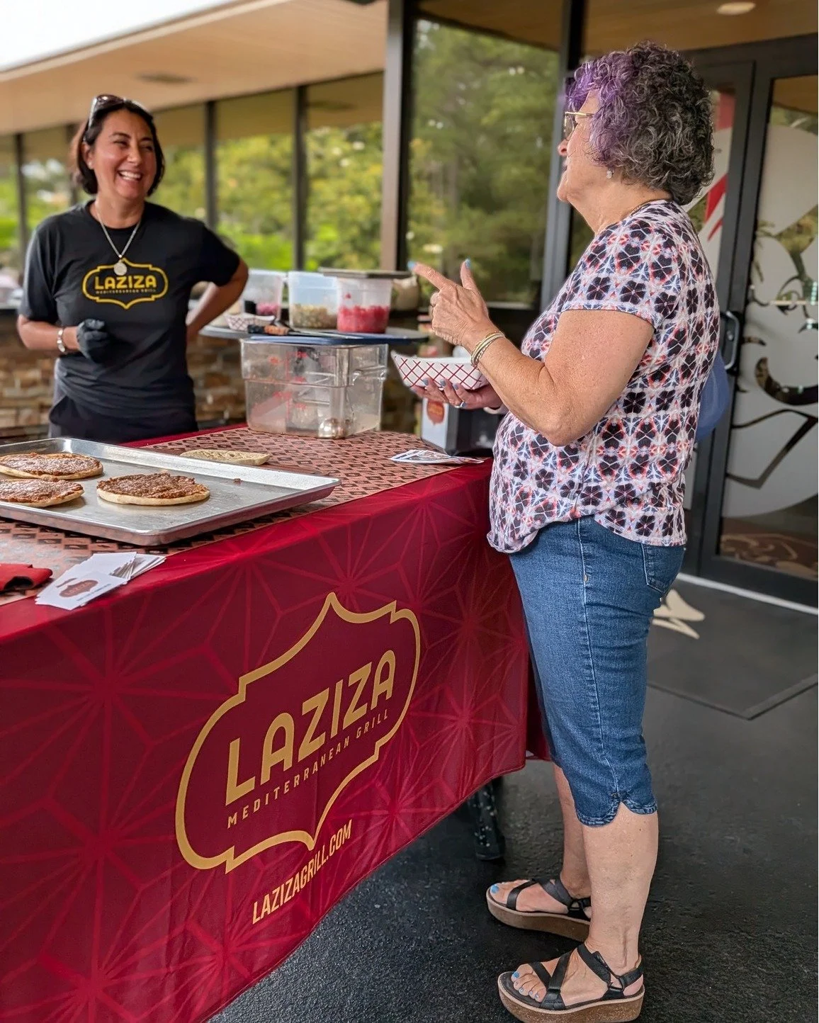 In May, Laziza Mediterranean Grill had the privilege of taking part in the Recteq BBQ Month series. Lisa and Nader spent one Saturday grilling on-site, handing out free samples and meeting customers (and people we hope became customers!) including th