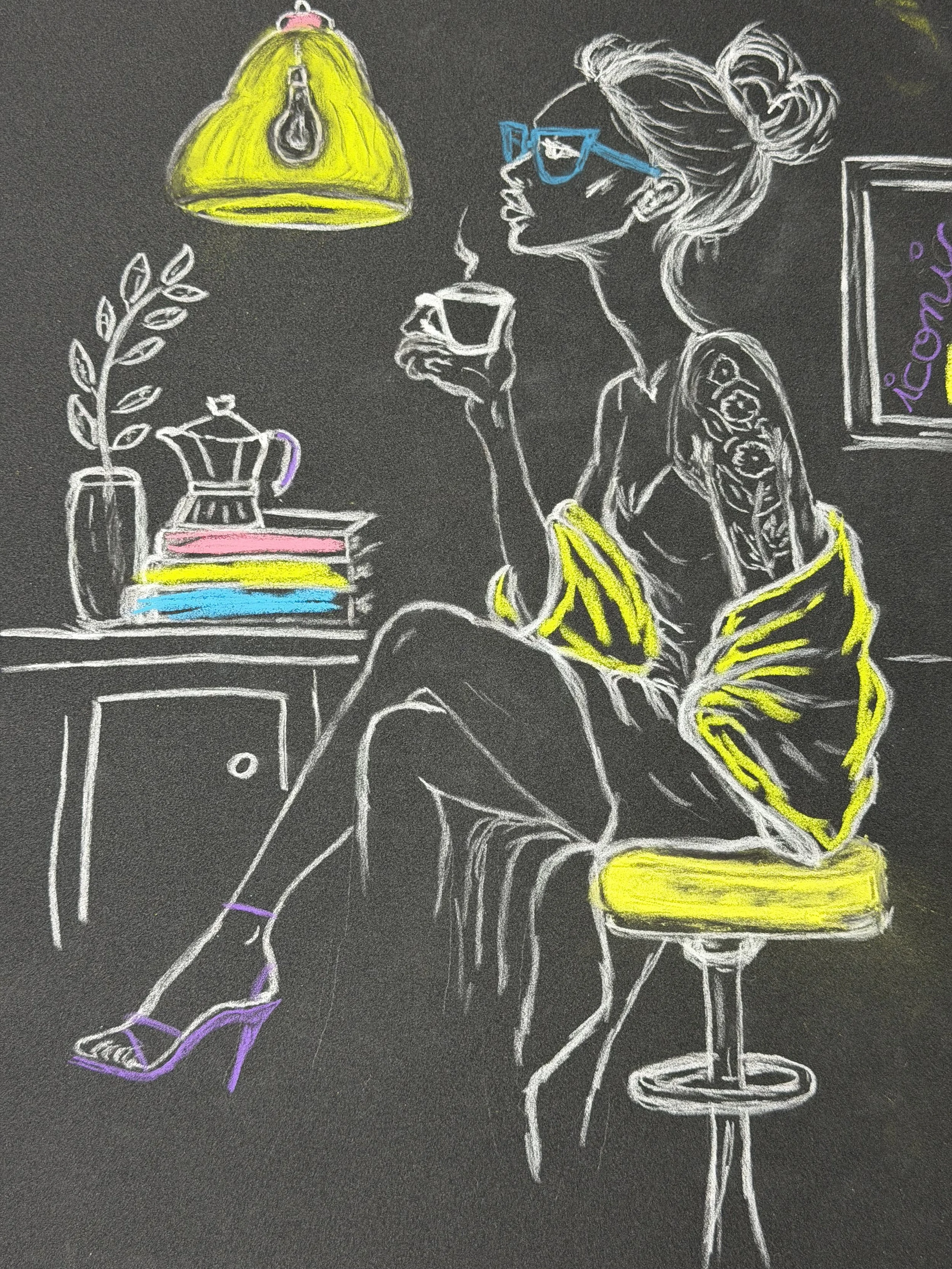 She Preferred the Yellow Lamp