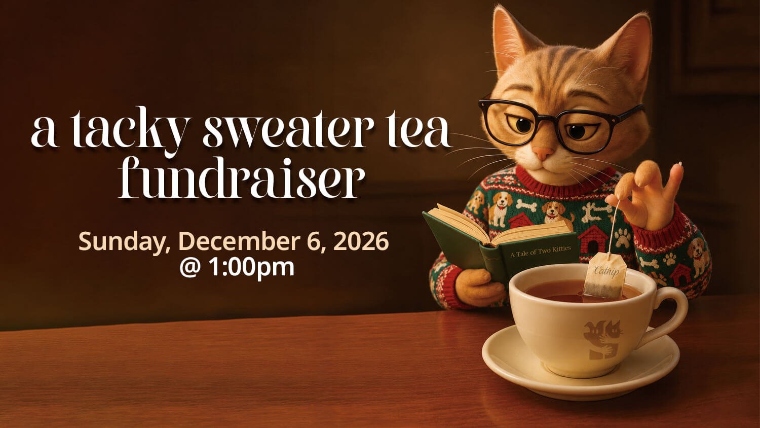 Tacky Sweater Tea Fundraiser