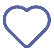 Outline of a heart.