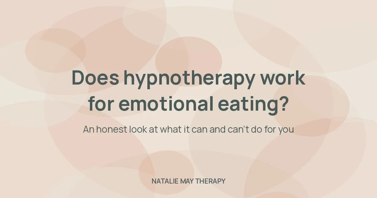 Does hypnotherapy work for emotional eating?