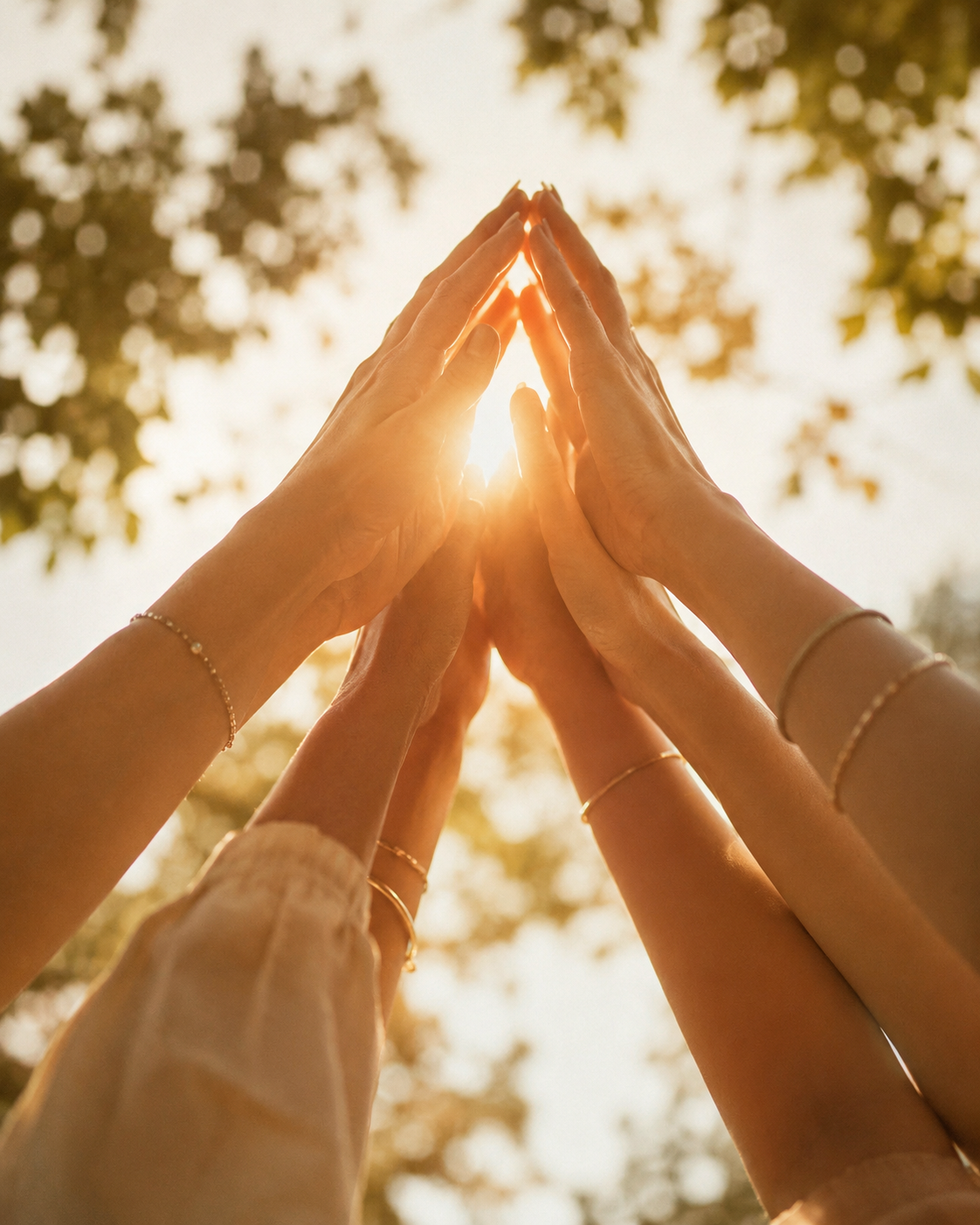 Círculo de mujeres en un retiro de Mujeres Brillando