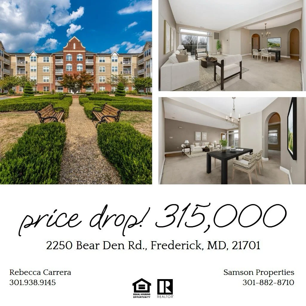 An opportunity like this doesn&rsquo;t come along everyday!  3 bedroom, 2 full bath and garage parking in gorgeous Wormans Mill!  DM me for details. #frederickmd #frederickcountymd #frederickcitymd #frederickrealestate #mdrealestate
