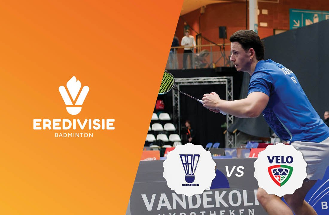 Paul Knip Keukens Roosterse vs Velo Badminton