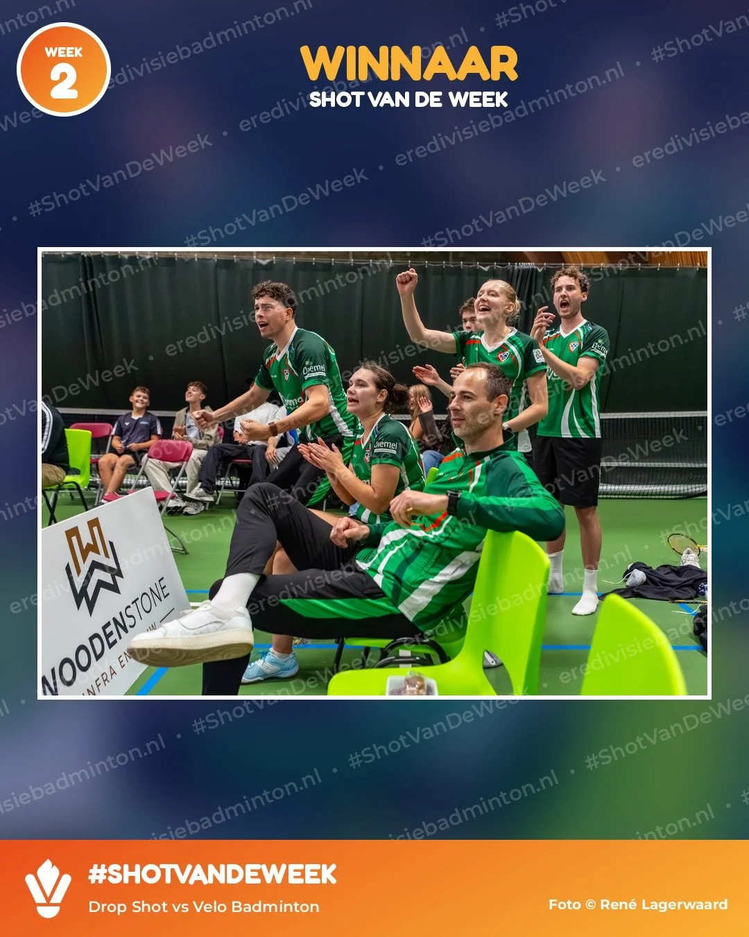🏆 Winnaar Shot van de Week &ndash; speelronde 2

Wat een stemronde was dit! 🔥 "Shot van de Week" ging de afgelopen week letterlijk door het plafond. Zelfs zo erg dat het bij twee foto's niet meer eerlijk kon zijn: daar is duidelijk valsge