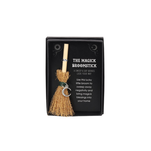 Crescent Moon Mini Magick Broomstick