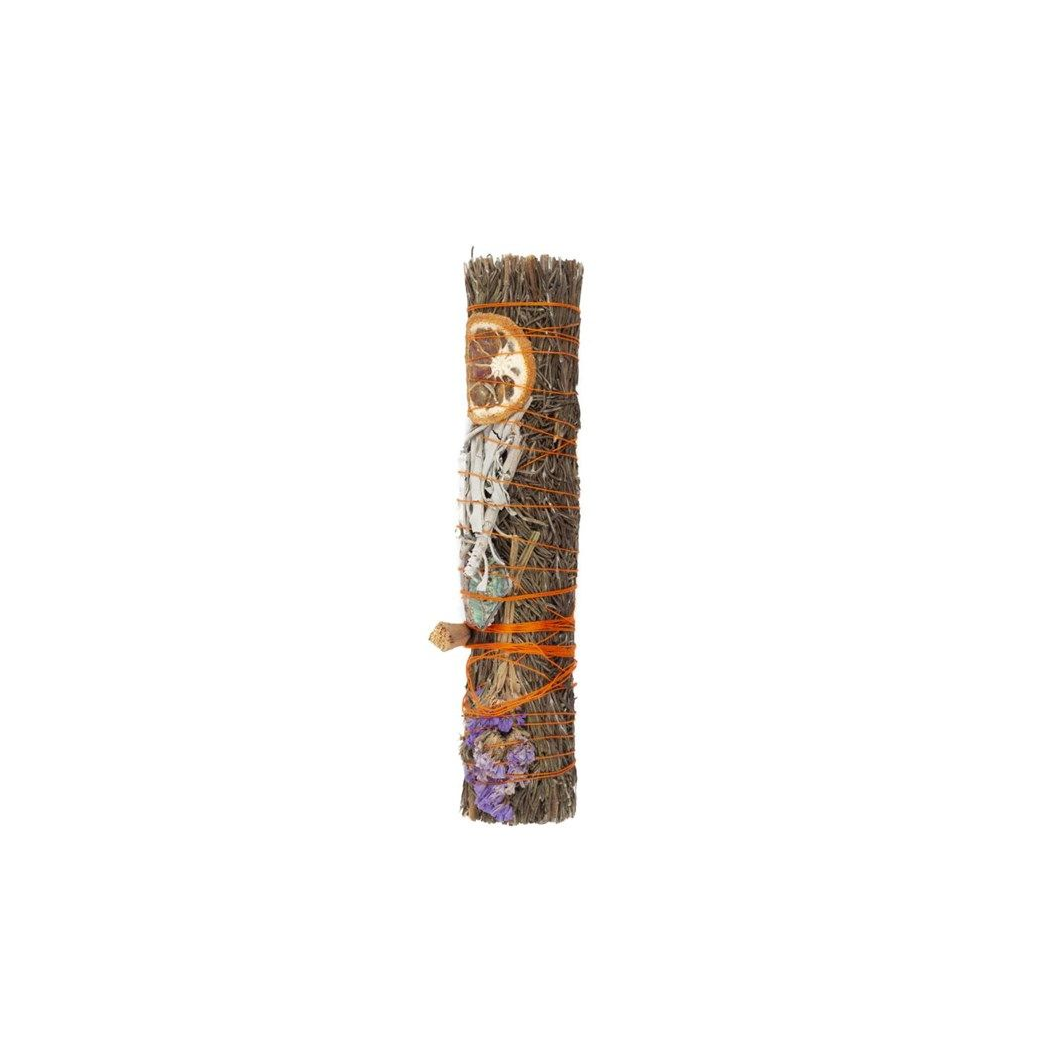 Ritual Wand Smudge Stick with Rosemary, Palo Santo and Aventurine