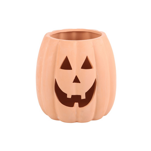 Terracotta Cut Out Pumpkin Decoration