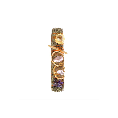 Ritual Wand Smudge Stick with Rosemary, Lavender, and Orange