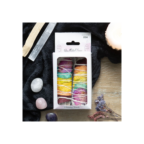 Rose Petal Sage Smudge Wands