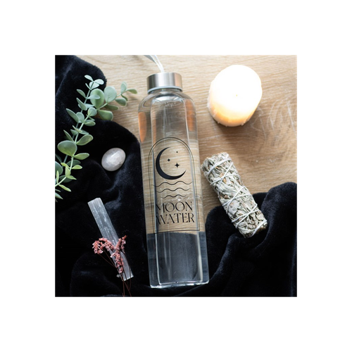 Moon Water Glass Water Bottle
