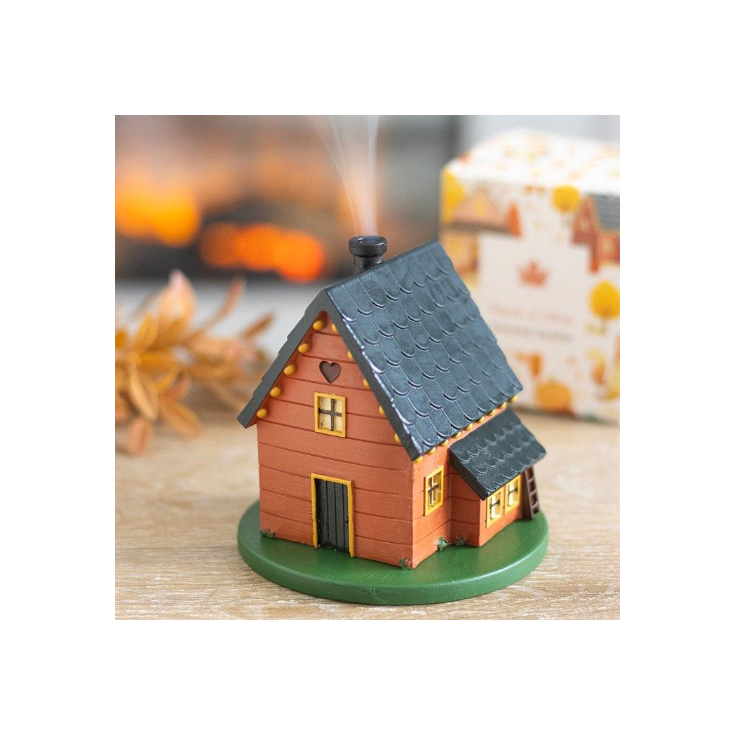 Brown House Incense Cone Burner