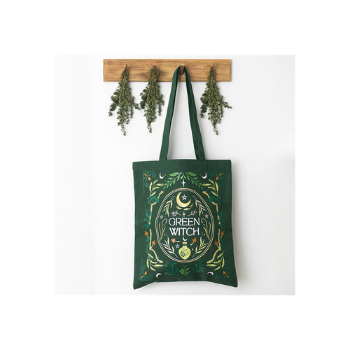 Green Witch Tote Bag