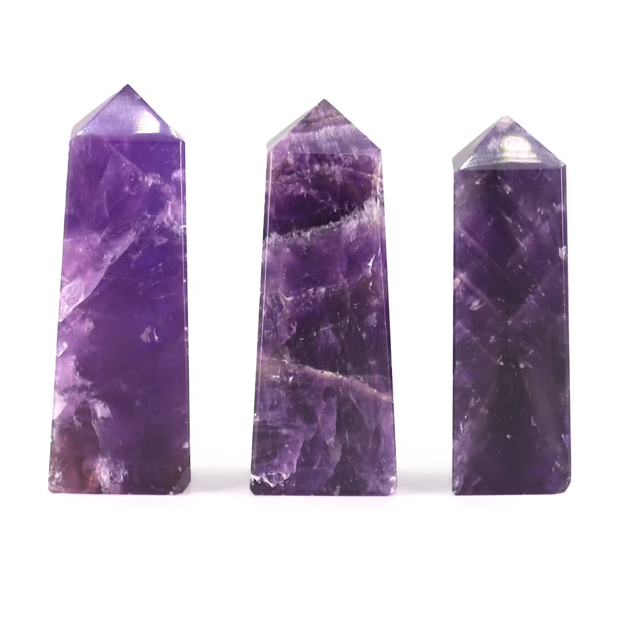 Amethyst Gemstone Obelisk Point 5cm