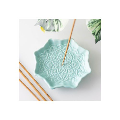 Blue Mandala Incense Stick Holder