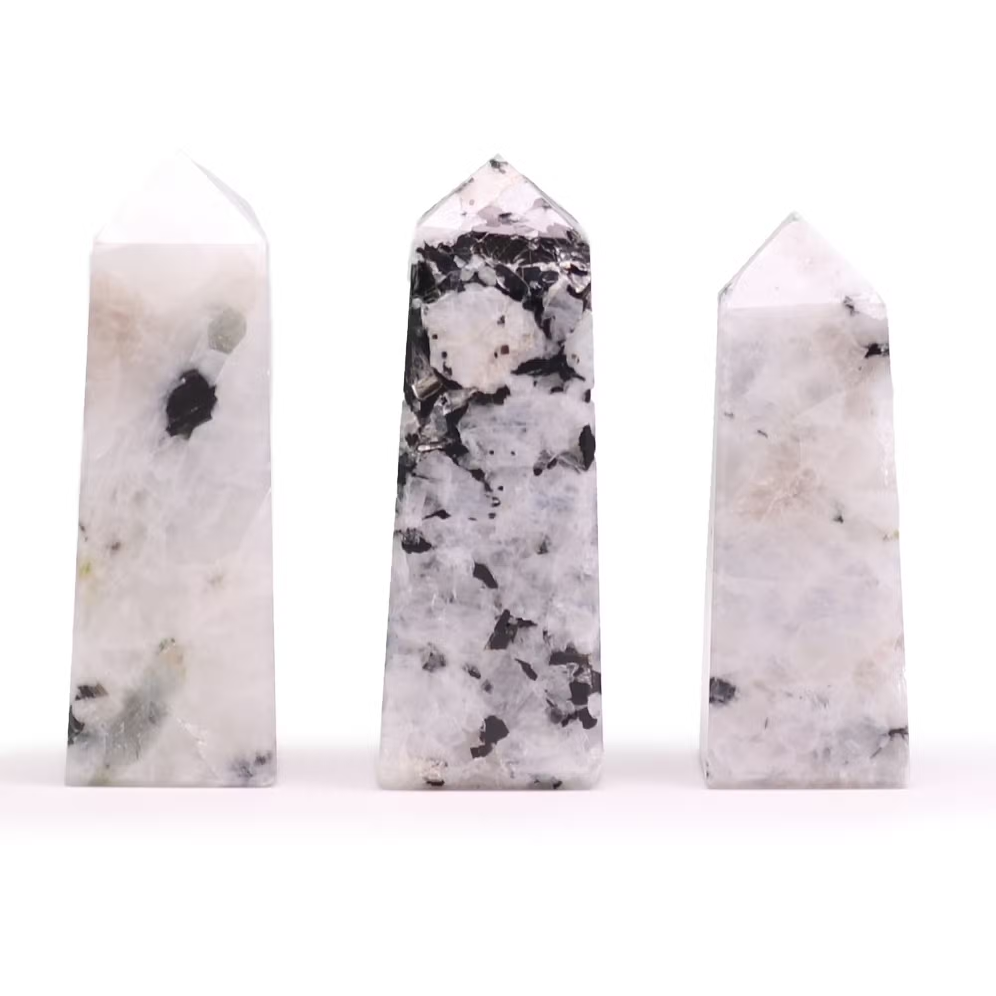 Moonstone Gemstone Obelisk Point 5cm