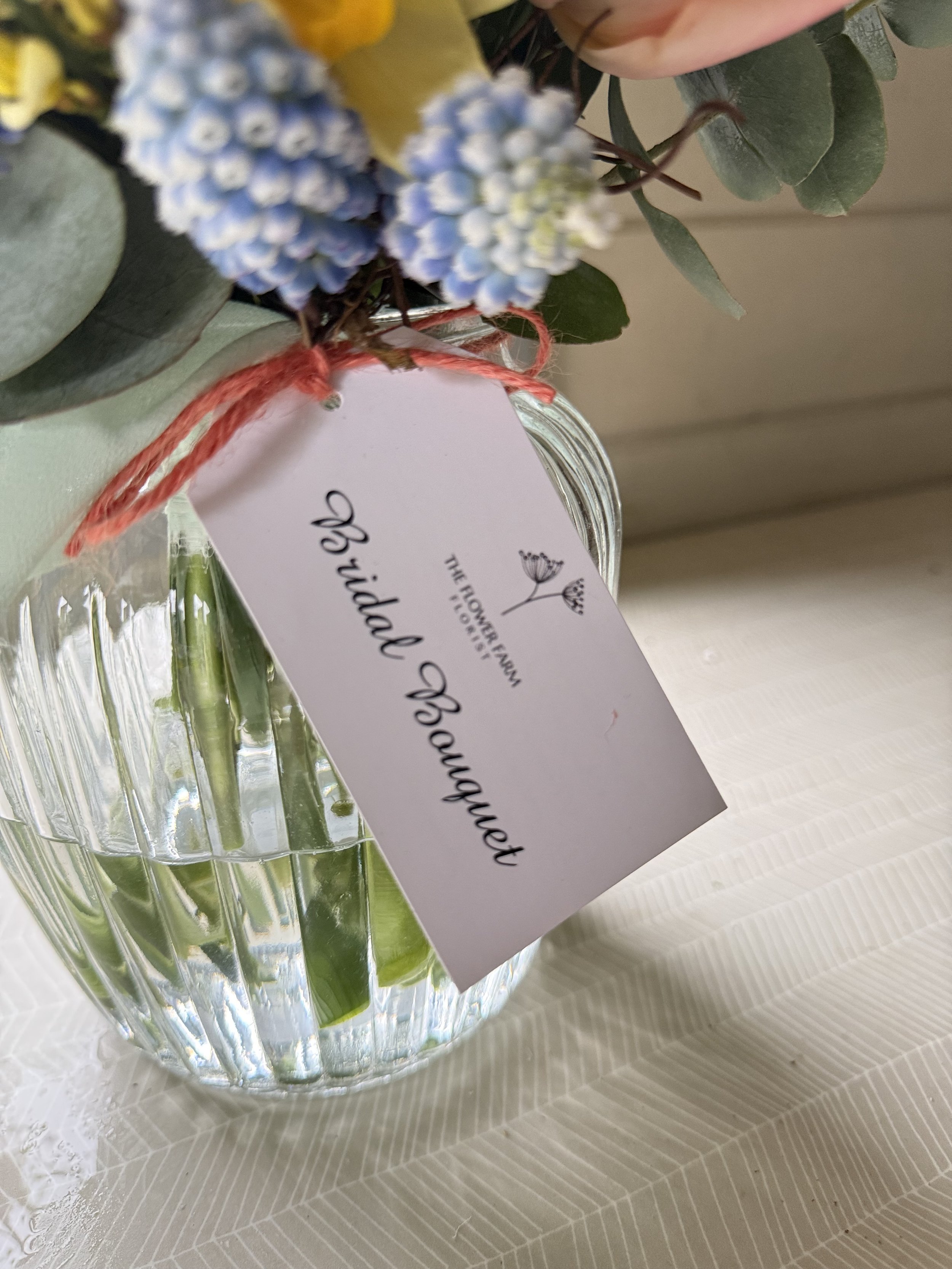 All bouquets come in labelled vases which are yours to keep.