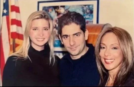 Lynne White pictured with colleagues and guests during her media career