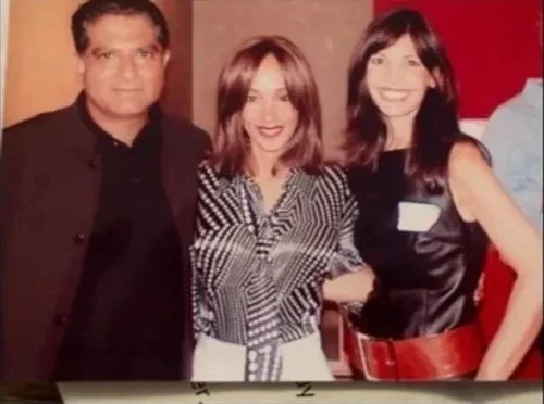 Lynne White attending a media or entertainment event during her journalism career