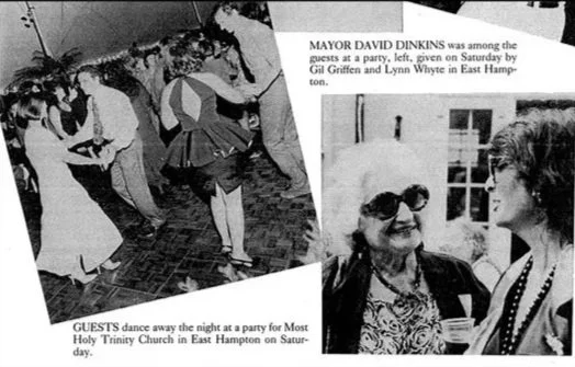Magazine or television feature highlighting Lynne White’s broadcasting career